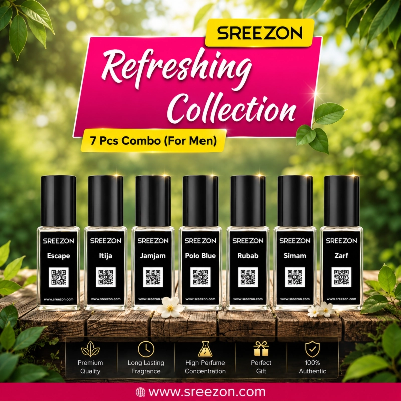 SREEZON Refreshing Collection for Men (7 Pcs Combo) 