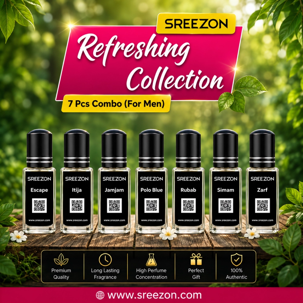 SREEZON Refreshing Collection for Men (7 Pcs Combo) 
